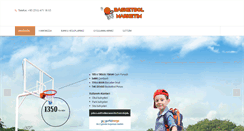 Desktop Screenshot of basketbolmarketim.com